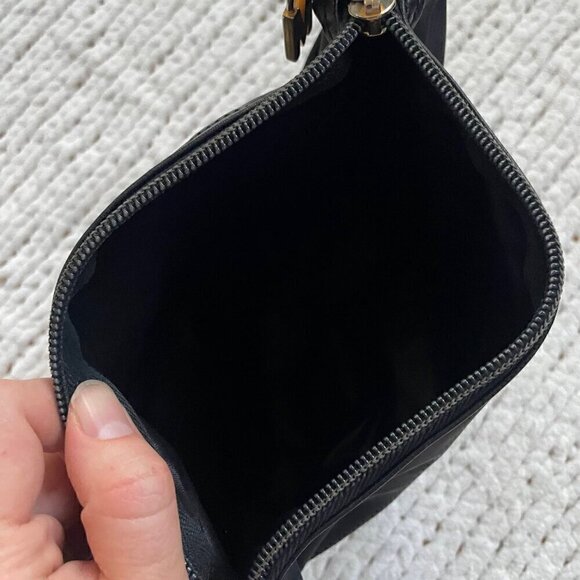 Moschino Vintage Black Wrist Strap Bag - Picture 3 of 8